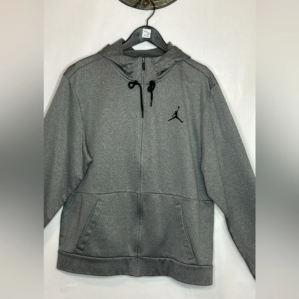 🔥🔥🔥 MENS JORDAN 23 ALPHA THERMA FULL ZIP HOODIE Size: LARGE 🔥🔥🔥 - Picture 2 of 14